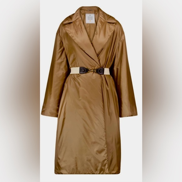 MAX MARA The Cube Greenco Cameluxe padded coat, caramel - Picture 2 of 15